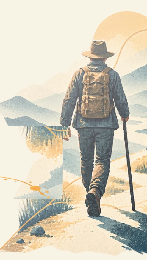 Illustration zu Der Mann, der seinen Namen zurückgab
